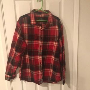 Brand new American eagle flannel button up